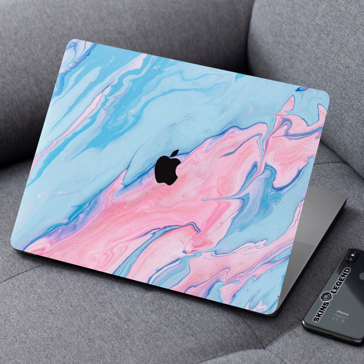 Laptop Skin for Apple MacBook - Light Megenta Blue - SkinsLegend