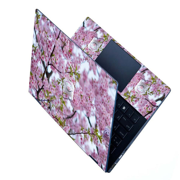 Full Panel Laptop Skin - Light Pink Flowers