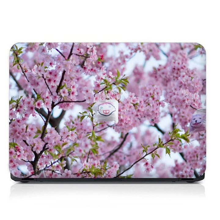 Full Panel Laptop Skin - Light Pink Flowers