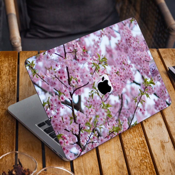 Laptop Skin for Apple MacBook - Light Pink Flowers - SkinsLegend