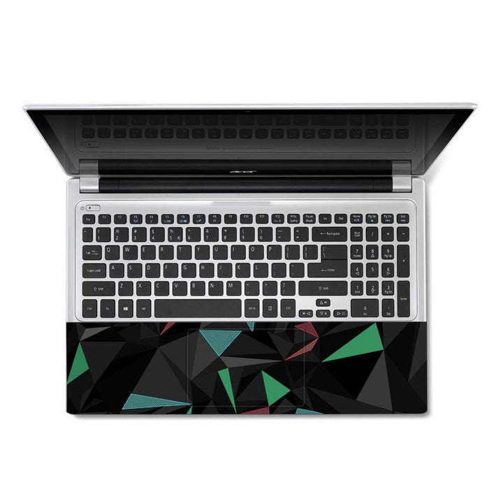 Full Panel Laptop Skin - Linen Triangles