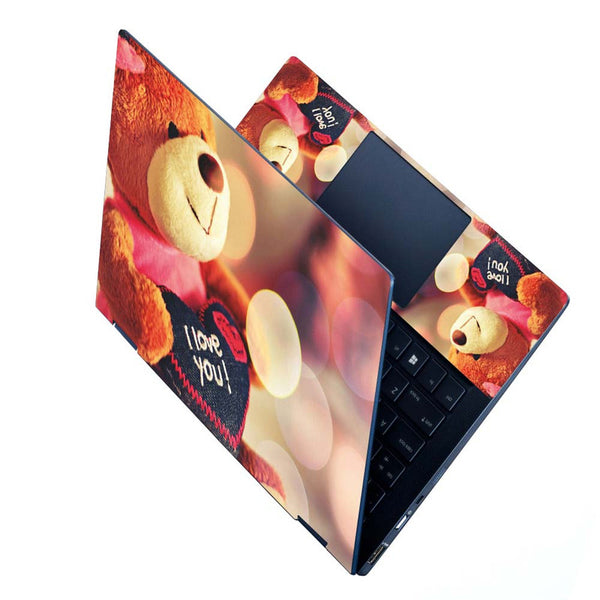 Full Panel Laptop Skin - Live Teddy