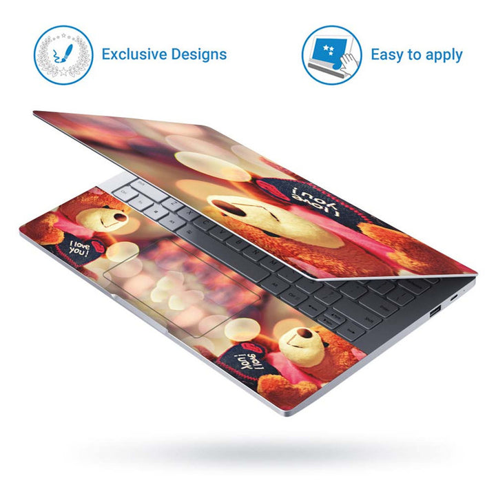 Full Panel Laptop Skin - Live Teddy