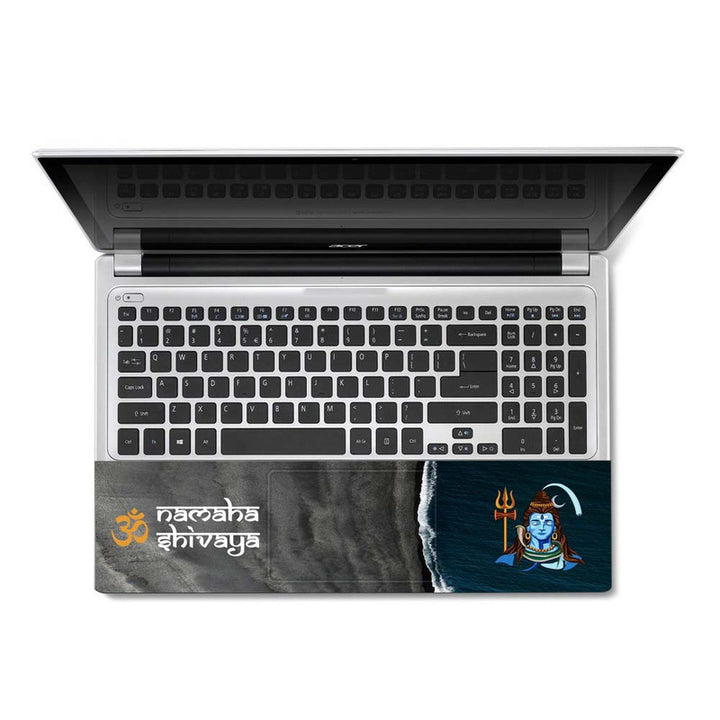 Full Panel Laptop Skin - Lord Shiva Black Sand