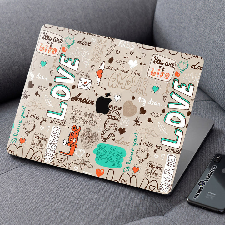 Laptop Skin for Apple MacBook - Love Amour - SkinsLegend