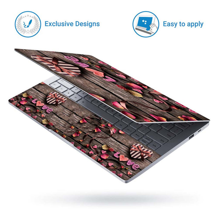 Full Panel Laptop Skin - Love Petals