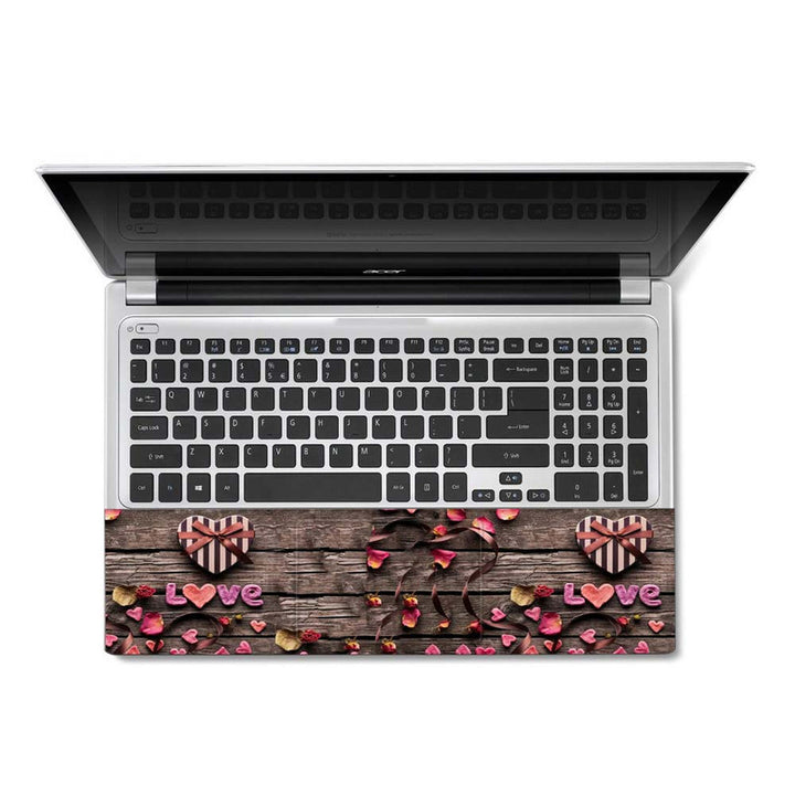 Full Panel Laptop Skin - Love Petals