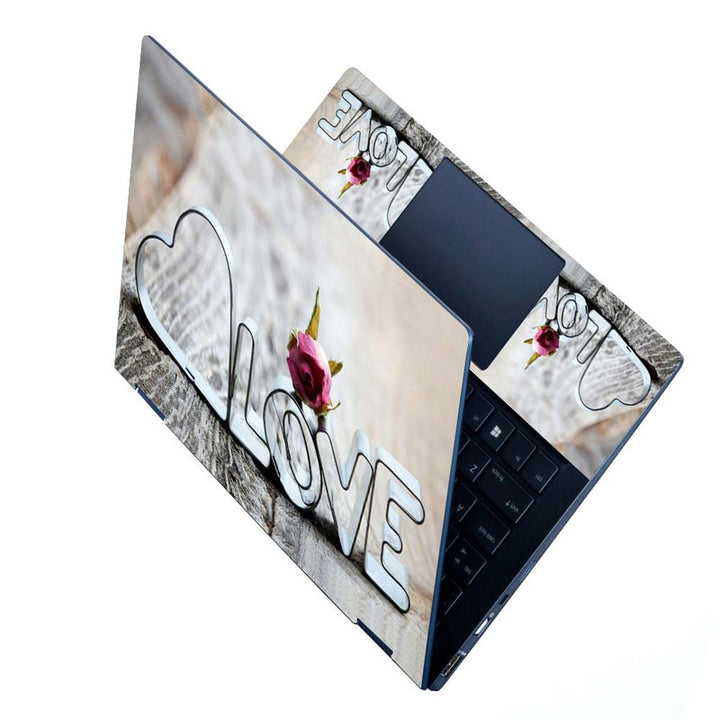 Full Panel Laptop Skin - Love Rose