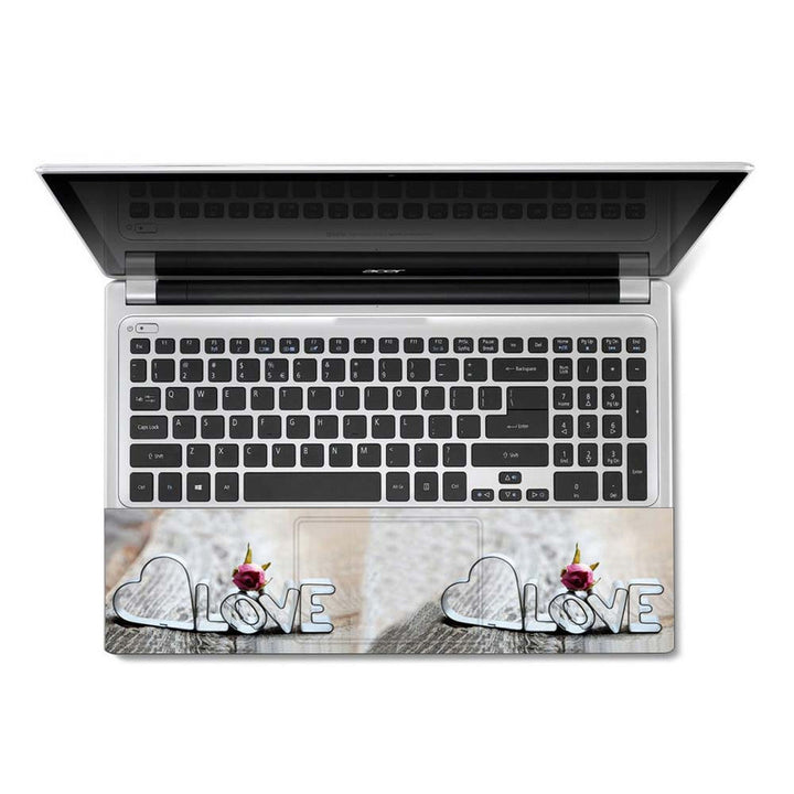 Full Panel Laptop Skin - Love Rose