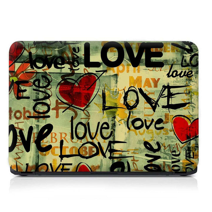 Full Panel Laptop Skin - Love Yellow