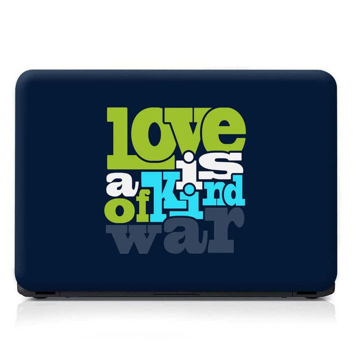 Full Panel Laptop Skin - Love is A Kind of War