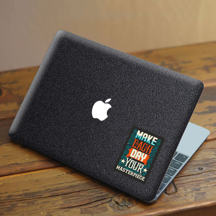 Laptop Skin for Apple MacBook - Make Each Day Your Black Back - SkinsLegend