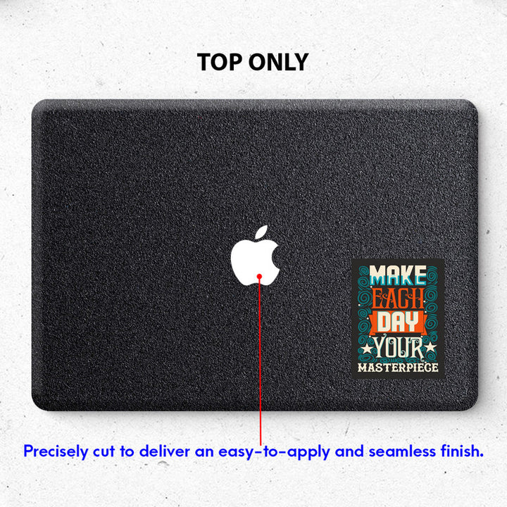 Laptop Skin for Apple MacBook - Make Each Day Your Black Back - SkinsLegend