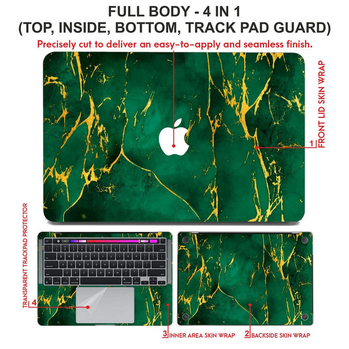 Laptop Skin for Apple MacBook - Marble D007 - SkinsLegend