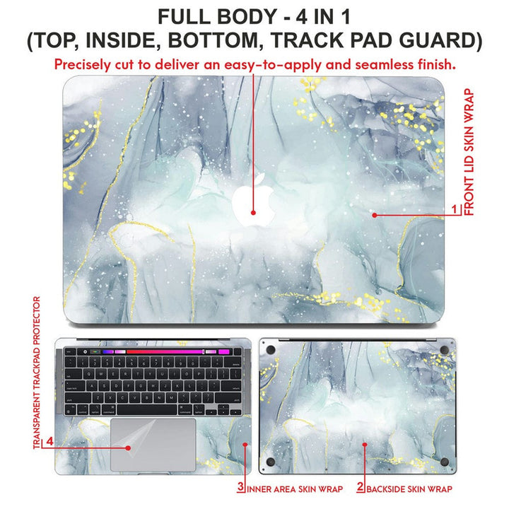 Laptop Skin for Apple MacBook - Marble D008 - SkinsLegend