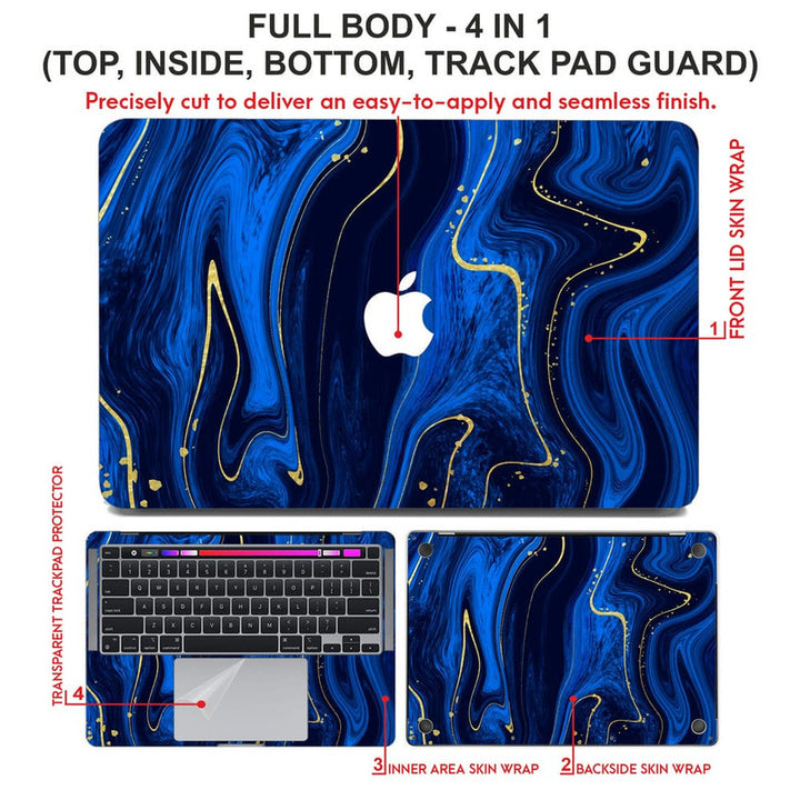 Laptop Skin for Apple MacBook - Marble D010 - SkinsLegend