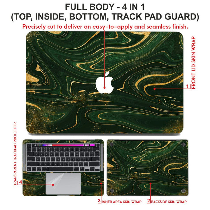 Laptop Skin for Apple MacBook - Marble D013 - SkinsLegend