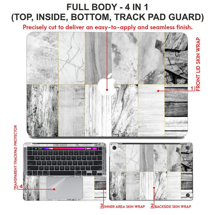 Laptop Skin for Apple MacBook - Marble D014 - SkinsLegend