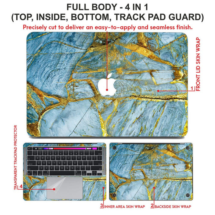 Laptop Skin for Apple MacBook - Marble D023 - SkinsLegend