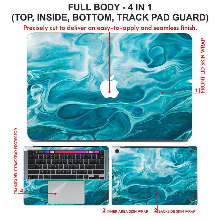 Laptop Skin for Apple MacBook - Marble D024 - SkinsLegend