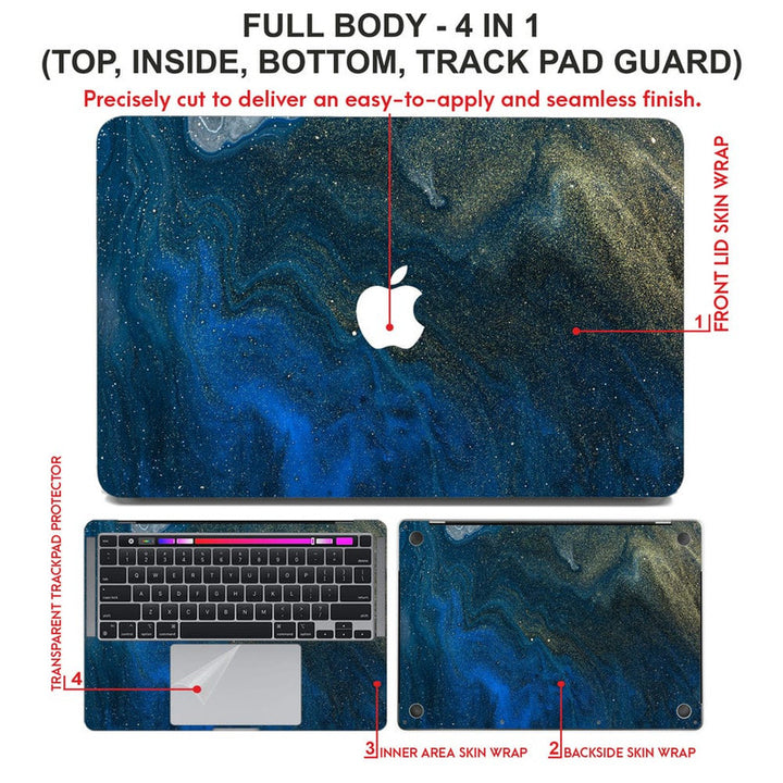 Laptop Skin for Apple MacBook - Marble D025 - SkinsLegend