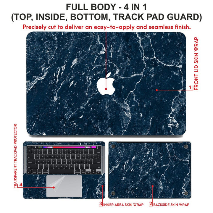 Laptop Skin for Apple MacBook - Marble D026 - SkinsLegend