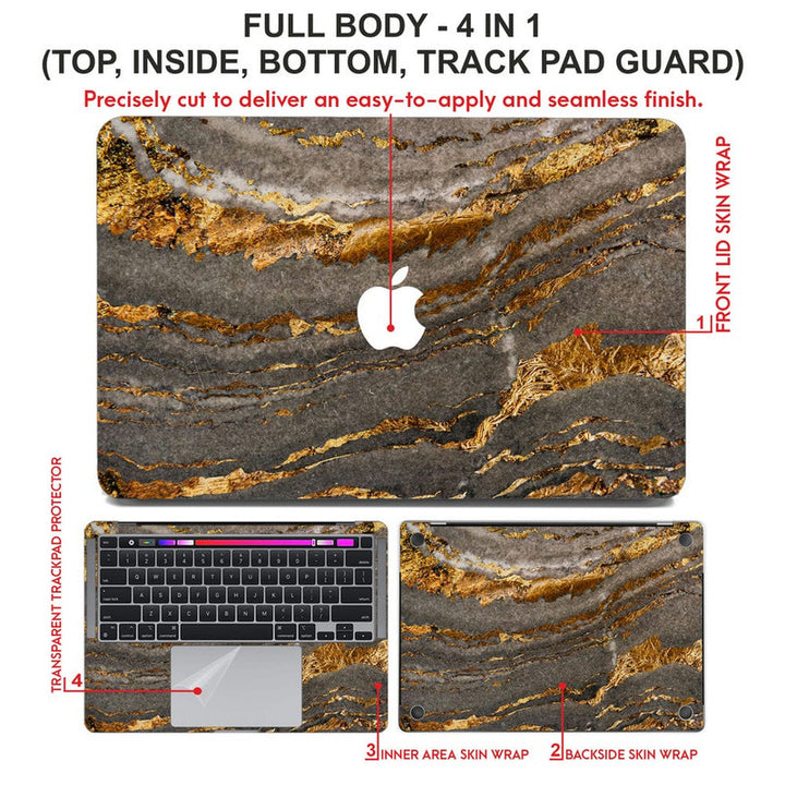 Laptop Skin for Apple MacBook - Marble D030 - SkinsLegend