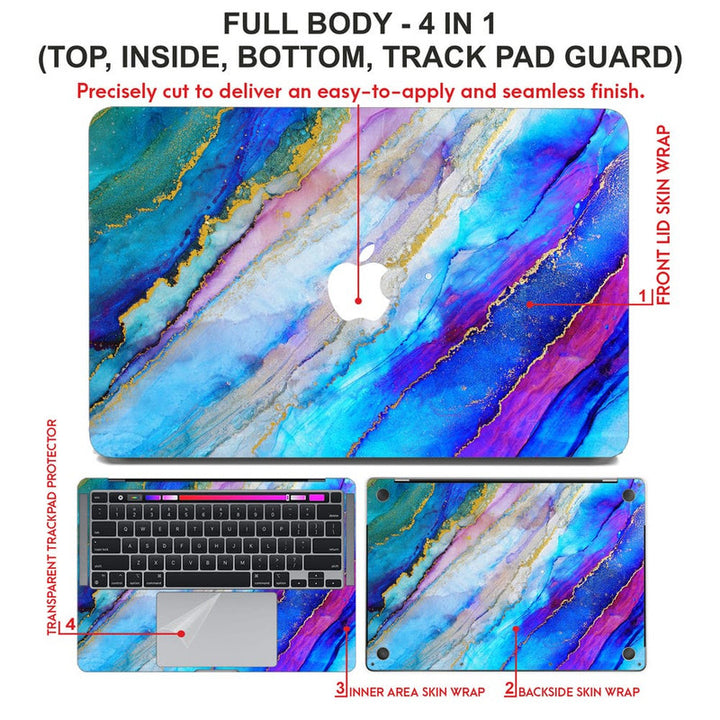 Laptop Skin for Apple MacBook - Marble D036 - SkinsLegend