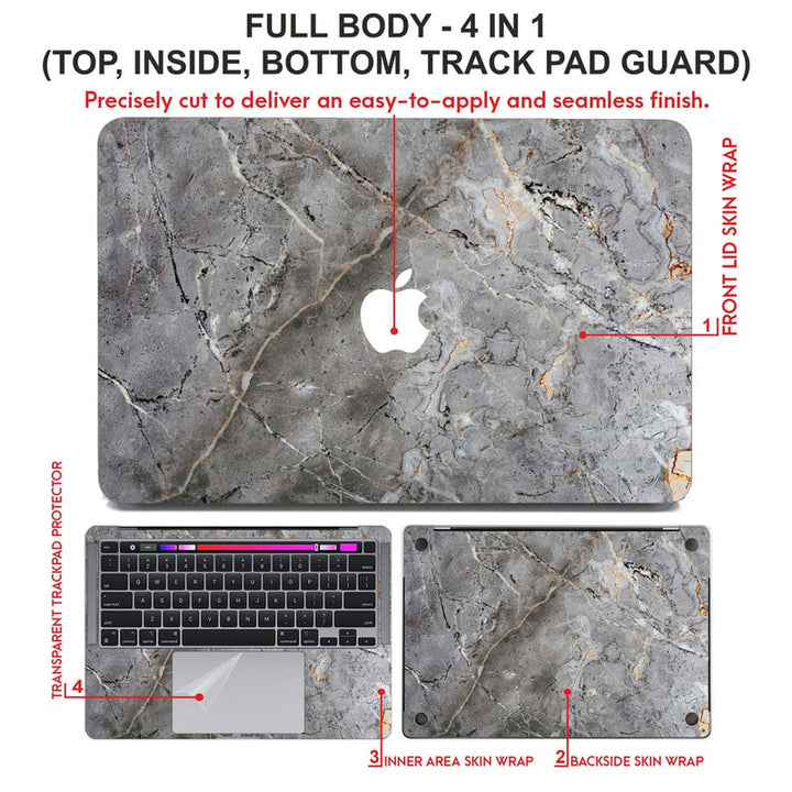 Laptop Skin for Apple MacBook - Marble D039 - SkinsLegend