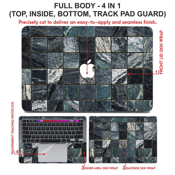 Laptop Skin for Apple MacBook - Marble D041 - SkinsLegend