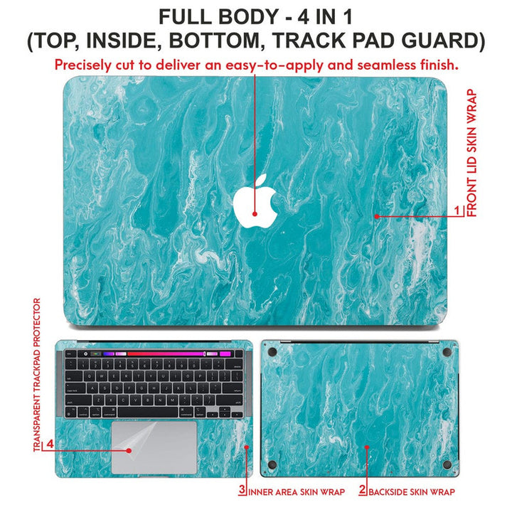 Laptop Skin for Apple MacBook - Marble D049 - SkinsLegend