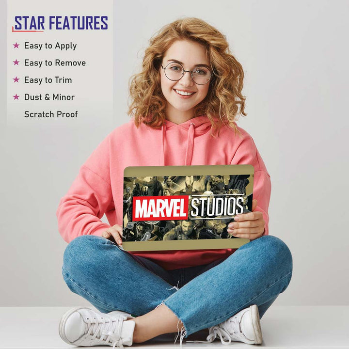 Full Panel Laptop Skin - Marvel Back Figure