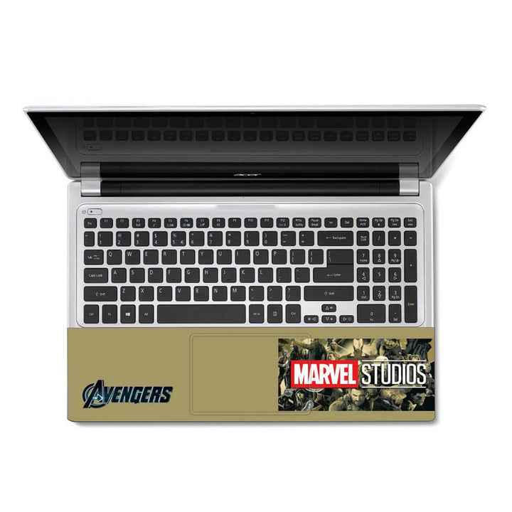 Full Panel Laptop Skin - Marvel Back Figure