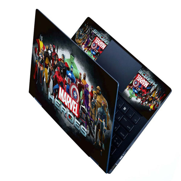 Full Panel Laptop Skin - Marvel Heroes Complete