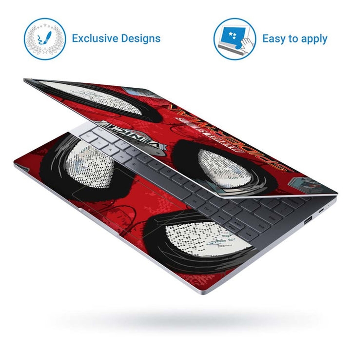 Full Panel Laptop Skin - Marvel Spiderman Eyes