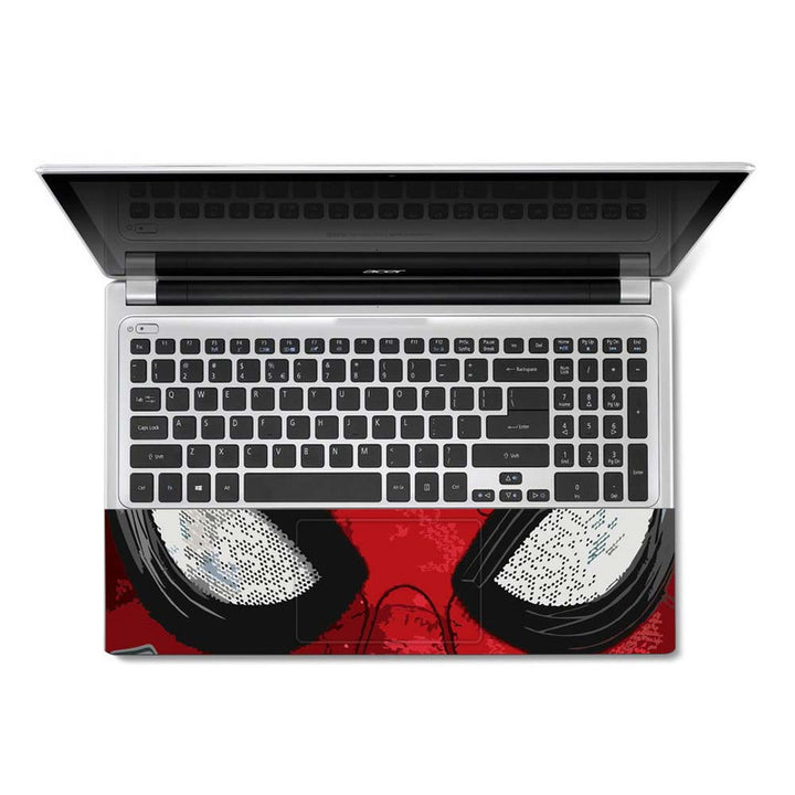 Full Panel Laptop Skin - Marvel Spiderman Eyes