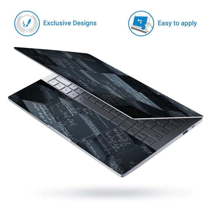 Full Panel Laptop Skin - Maths Equation Boxes