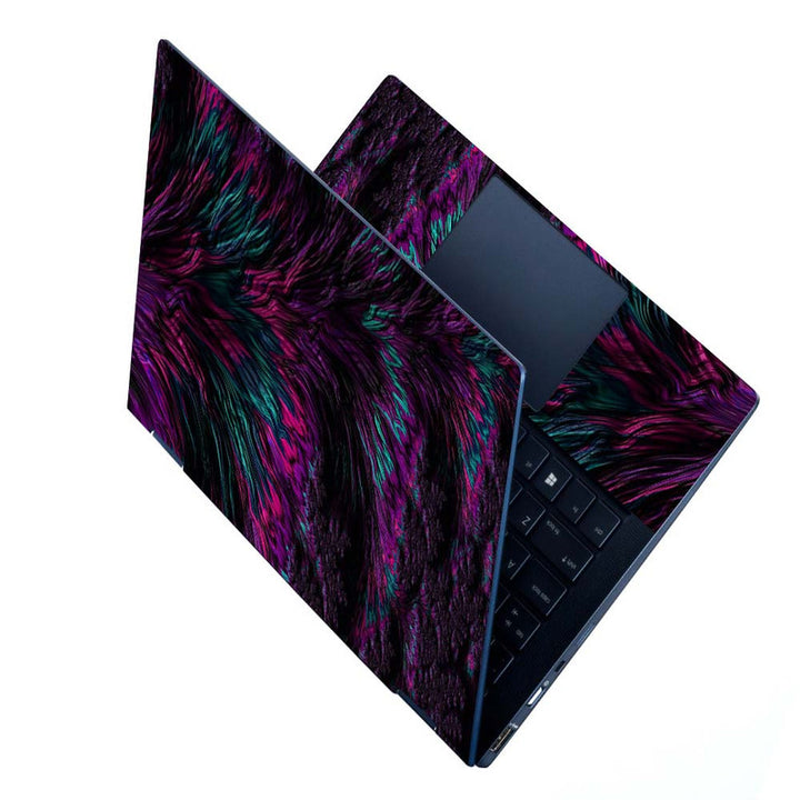 Full Panel Laptop Skin - Megenta Tone Stroke