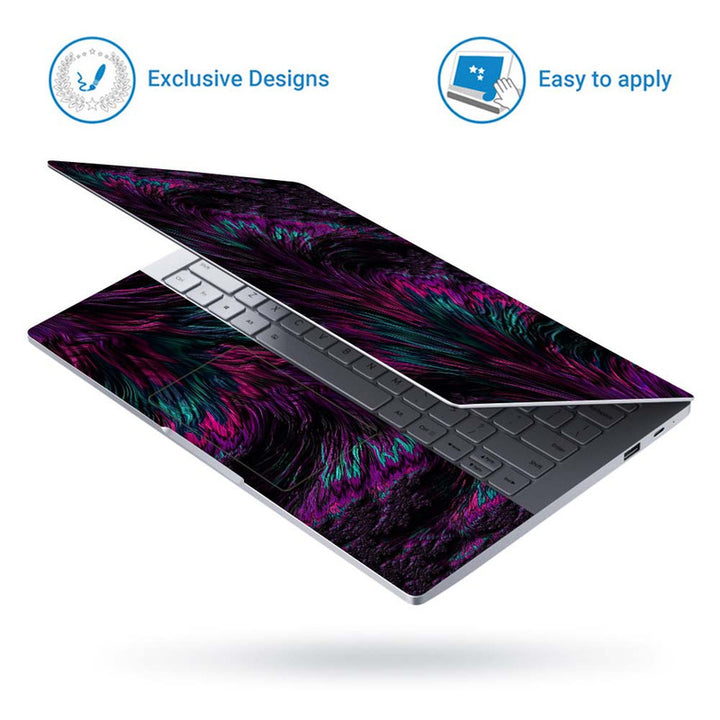 Full Panel Laptop Skin - Megenta Tone Stroke