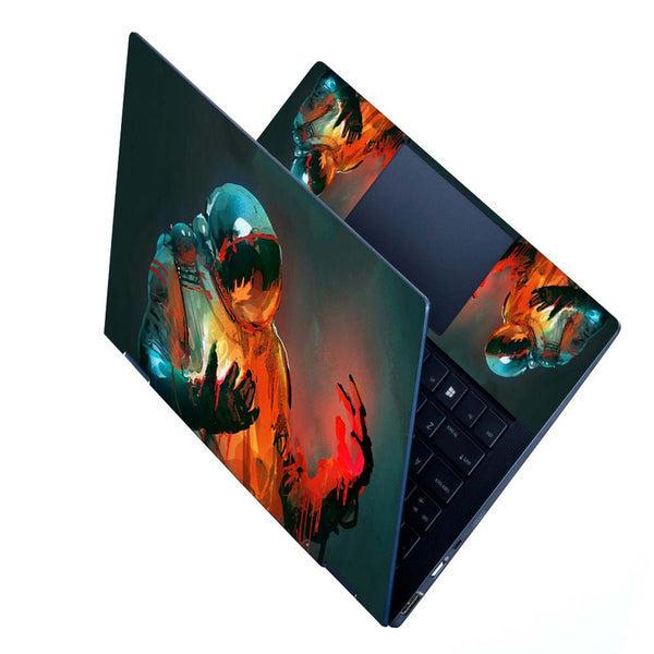 Full Panel Laptop Skin - Melting Astronaut