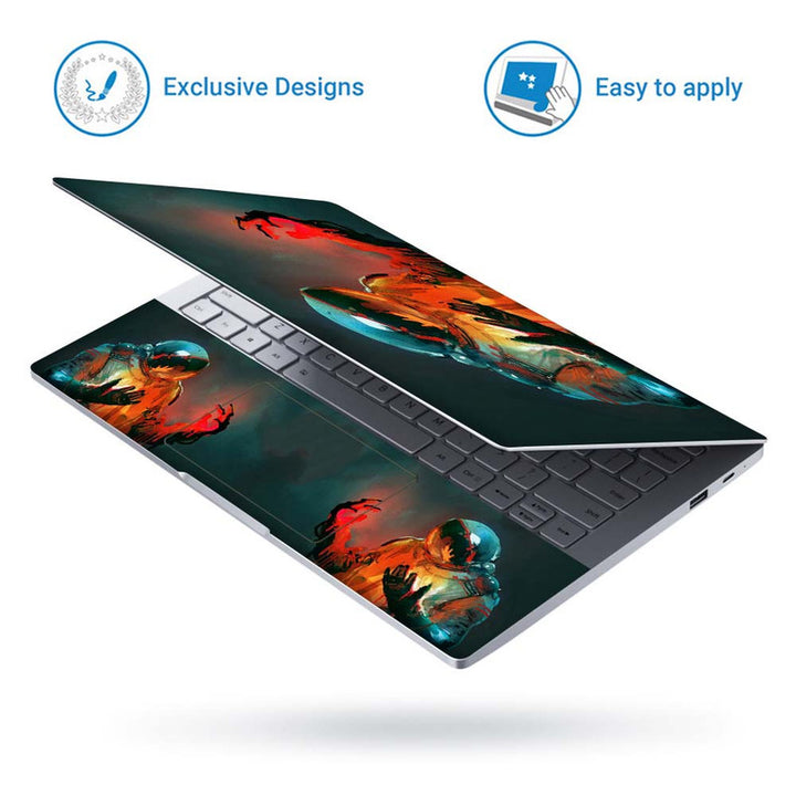 Full Panel Laptop Skin - Melting Astronaut