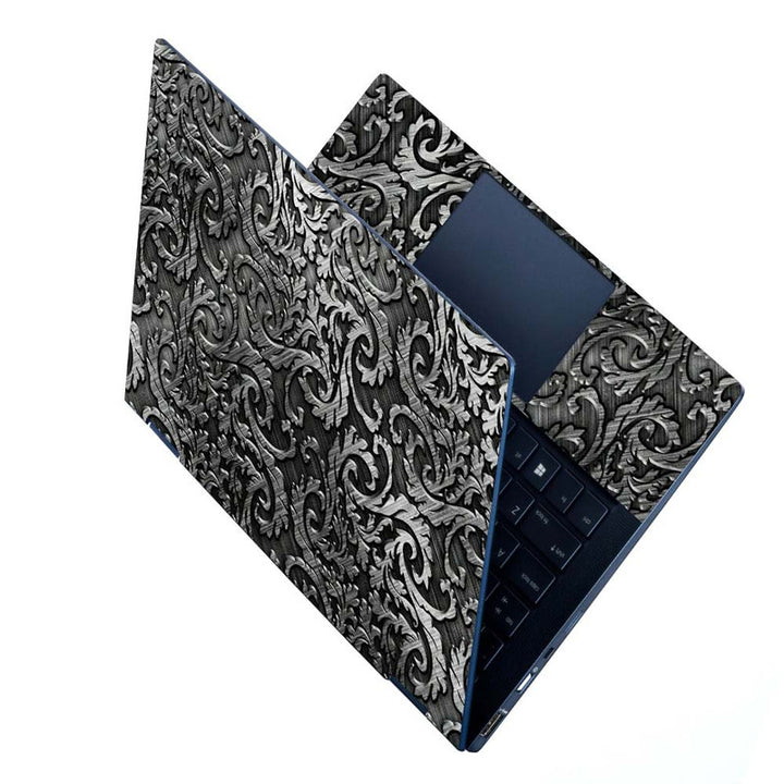 Full Panel Laptop Skin - Metal Floral