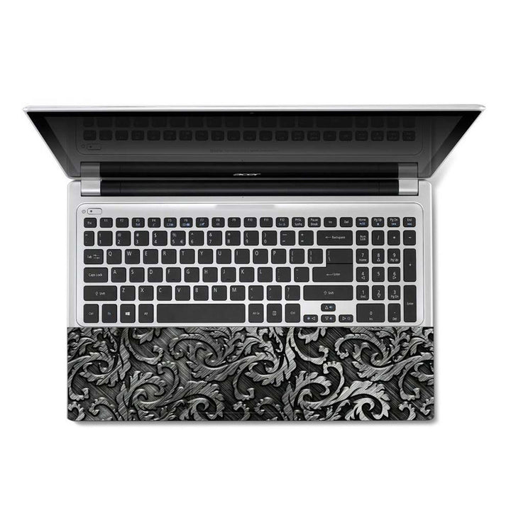 Full Panel Laptop Skin - Metal Floral