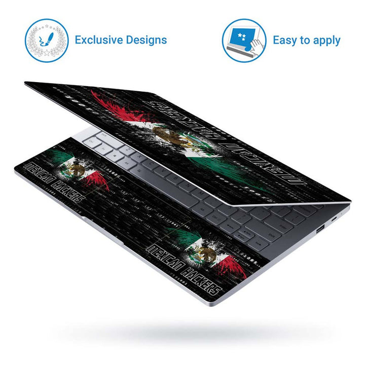 Full Panel Laptop Skin - Mexican Hackers