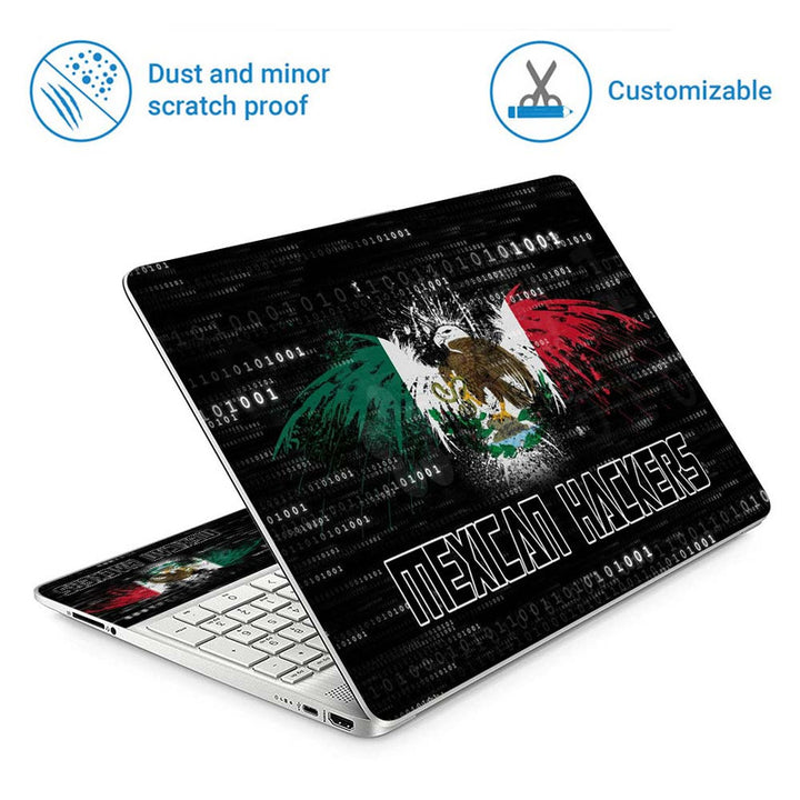 Full Panel Laptop Skin - Mexican Hackers