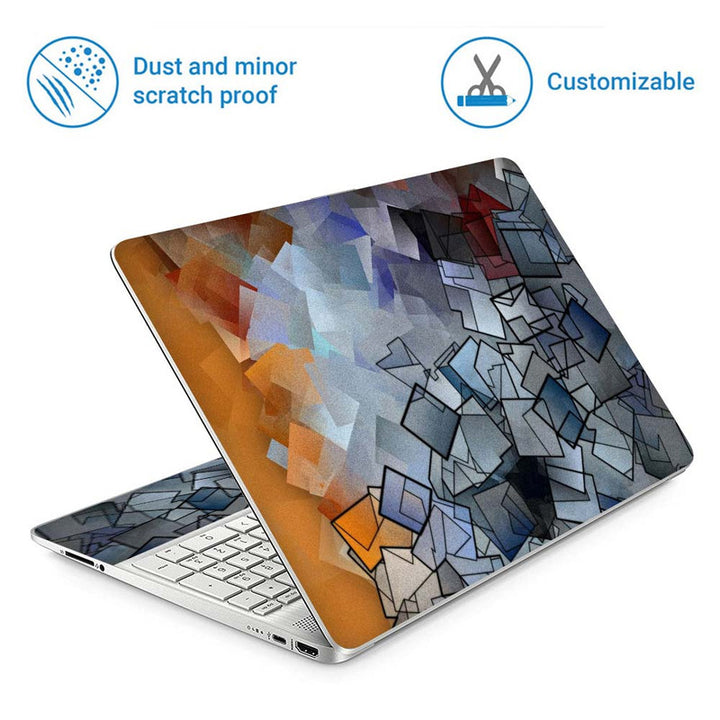 Full Panel Laptop Skin - Mirror Abstract