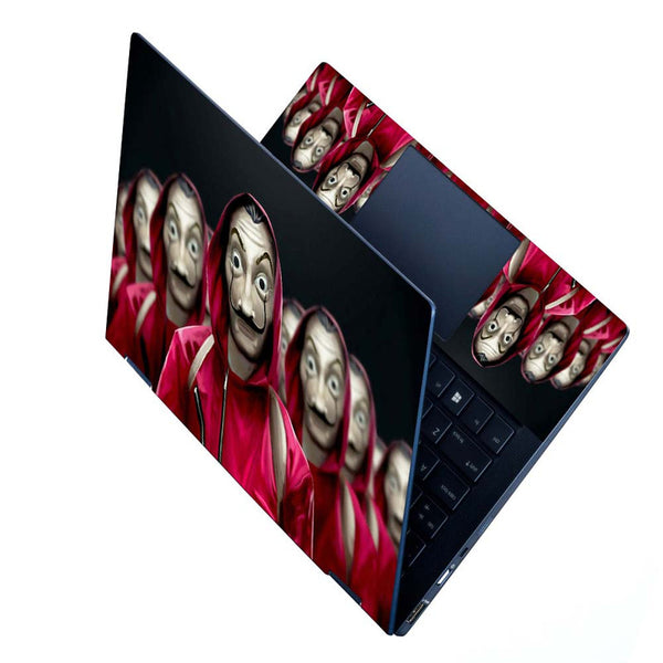 Full Panel Laptop Skin - Money Heist