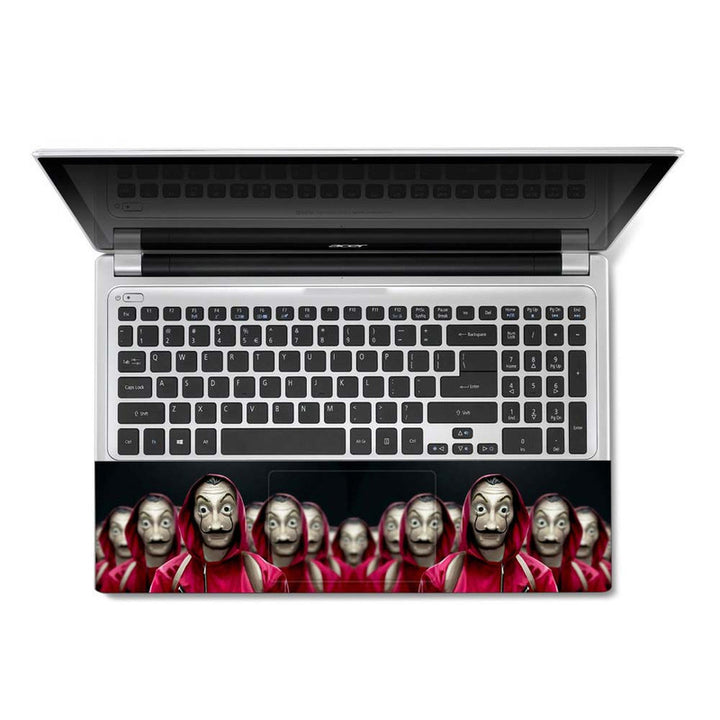 Full Panel Laptop Skin - Money Heist