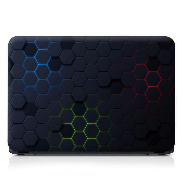 Full Panel Laptop Skin - Mulit Shadow Hexagon