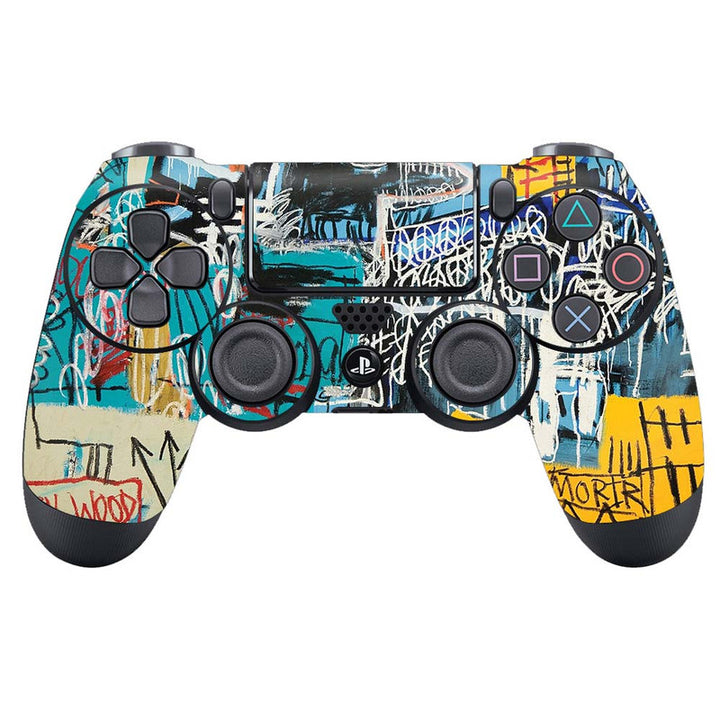 Skin Wrap Vinyl Sticker for DualShock 4 Wireless Controller- Multi Abstract Art